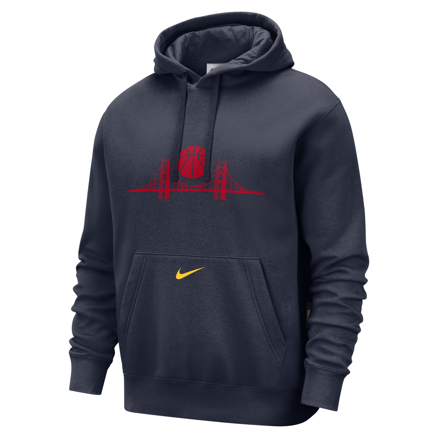 Суитчър Nike NBA Golden State Warriors Club City Edition Fleece Hoodie Синьо | FZ0597-419, 1