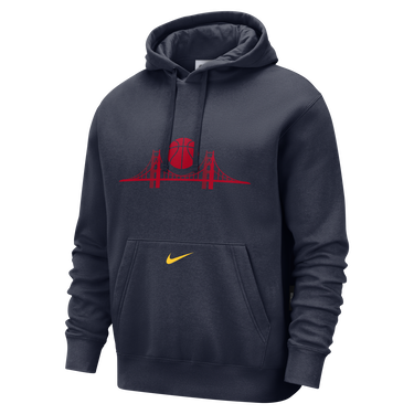 Суитчър Nike NBA Golden State Warriors Club City Edition Fleece Hoodie Синьо | FZ0597-419, 1