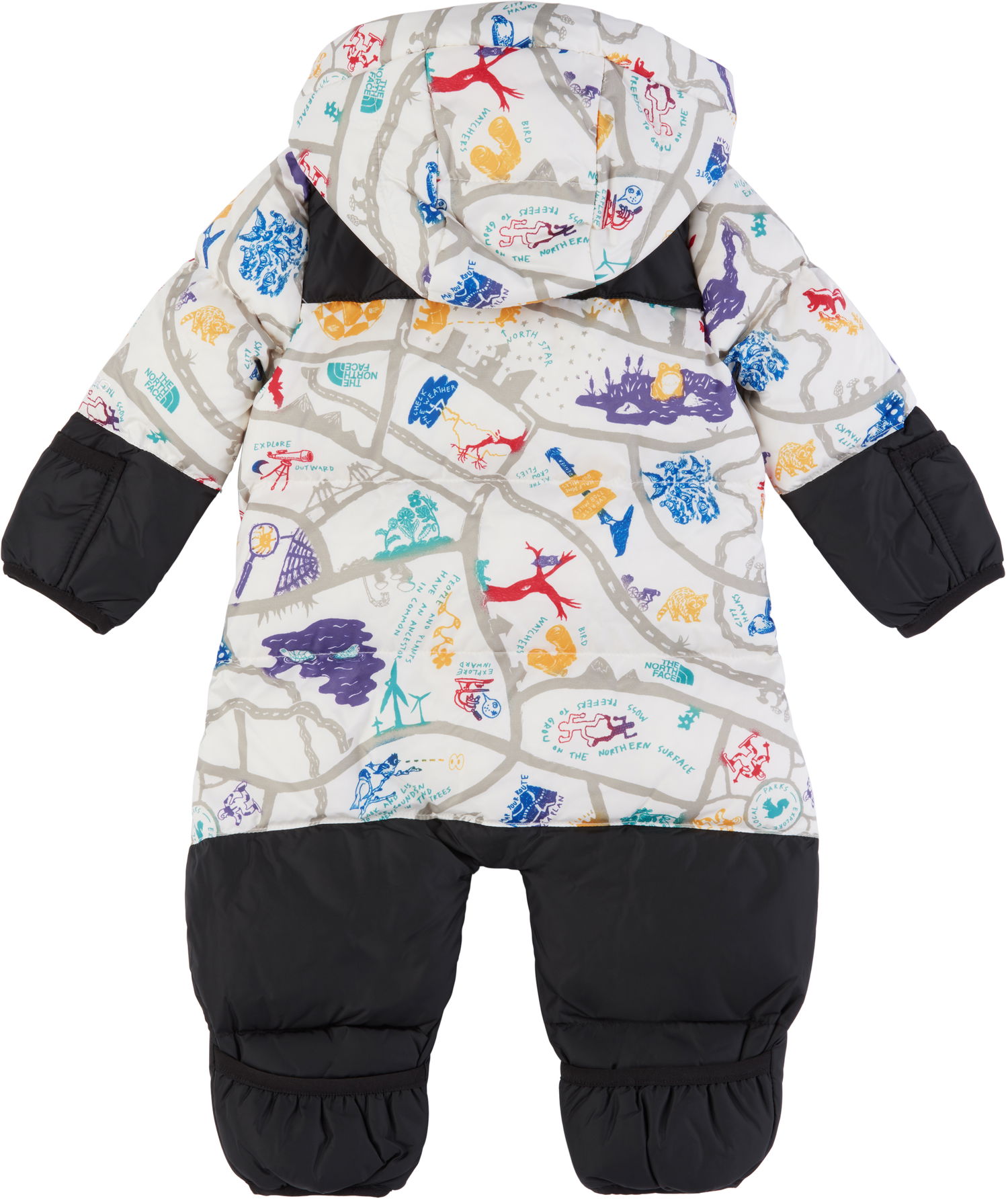 Комбинезон The North Face Kids' 1996 Retro Nuptse Print Down Snowsuit Многоцветен | NF0A7WPF4FO, 1