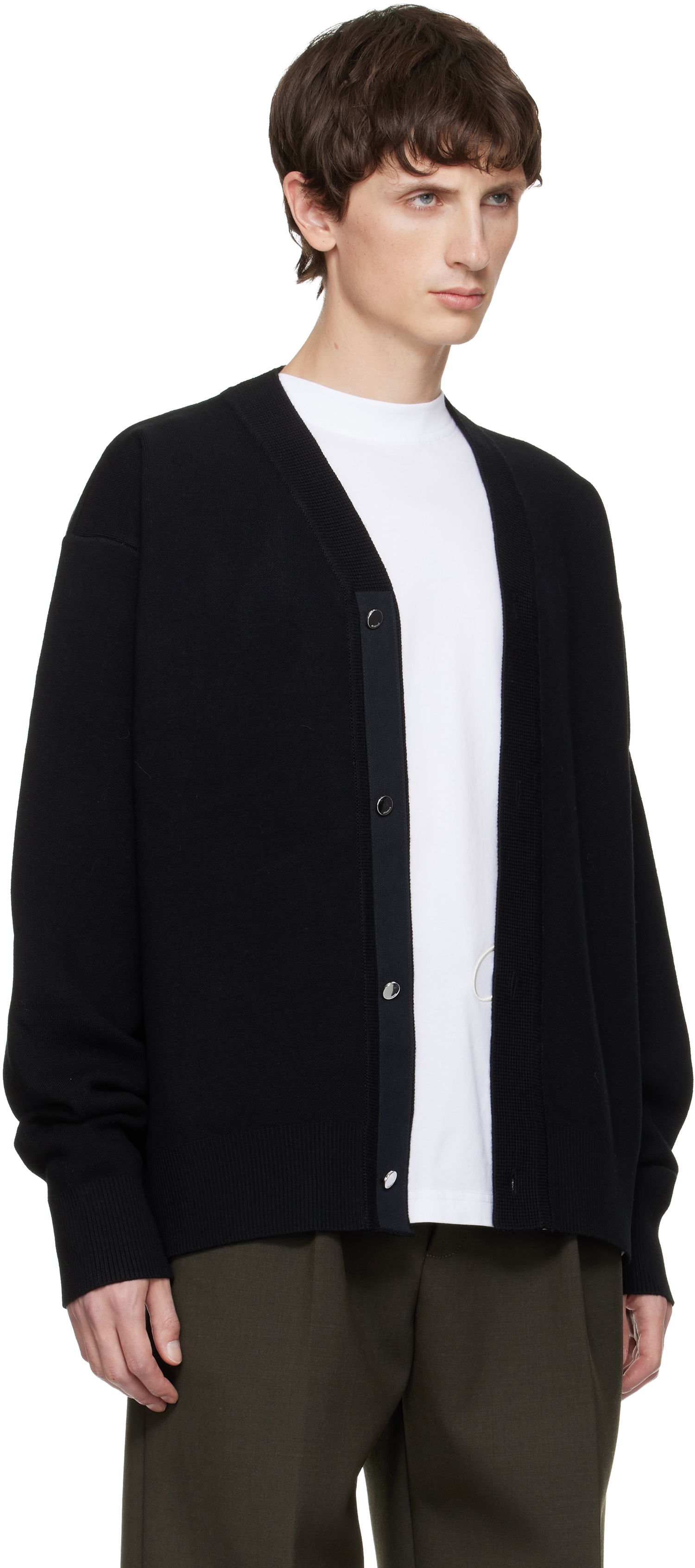 Пуловер Jacquemus 'The Doppio' Cardigan Черно | 24HCDM00292BK00185, 1