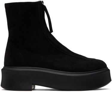Облекло The Row The Row Zipped I Suede Boots Черно | F1144-L25, 0
