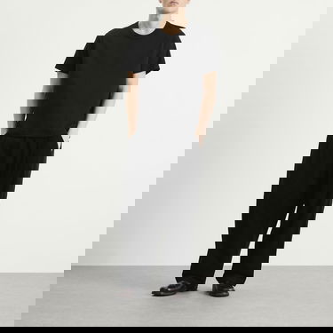 Тениска LES TIEN Heavyweight Binded Neck T-Shirt Черно | HV-2082-JTBLK, 4