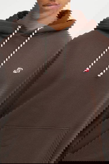 Суитчър New Balance MADE IN USA Core Hoodie Кафяво | MT43546RHE, 3