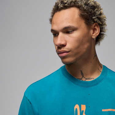 Тениска Jordan Jordan Reissue T-Shirt Тюркоазено | HJ2356-301, 4
