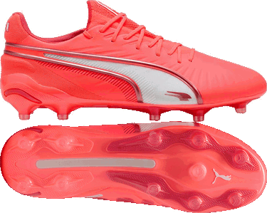 Кецове и обувки Puma KING ULTIMATE FG/AG Червено | 108303-01, 2