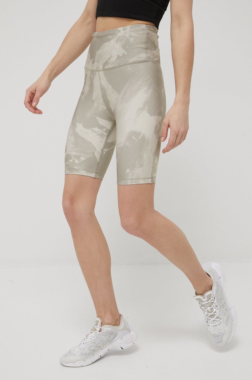 Къси панталони Reebok Yoga AOP High Rise Shorts Бежово | HG3616, 0