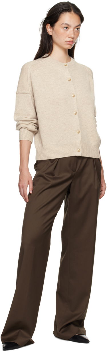 Пуловер Loulou de Saison Loulou de Saison Keti Cardigan Бежово | KETI, 3