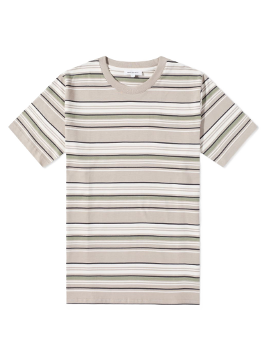 Тениска NORSE PROJECTS Johannes Weekend Stripe Tee Бежово | N01-0633-0920