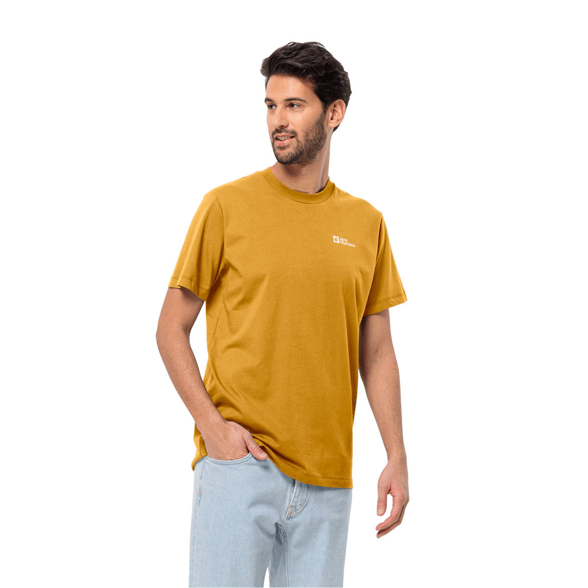 Тениска Jack Wolfskin T-Shirt Essential Жълто | 1808382-3430, 0