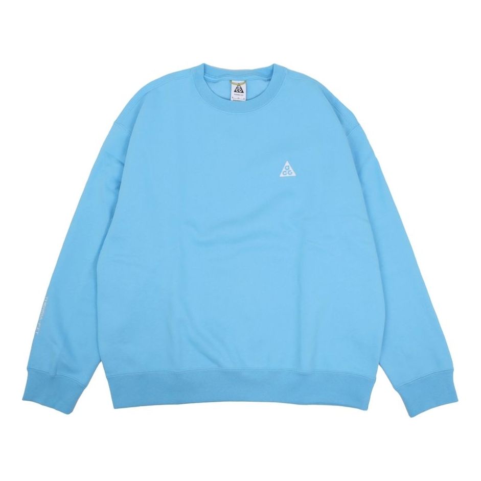 Пуловер Nike ACG Fleece Crew Sweatshirt Синьо | DX9612-407, 0