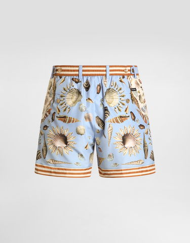 Бански Dolce & Gabbana Dolce & Gabbana Shell Print Swim Shorts Синьо | M4E68TFIM69HC5PK, 2
