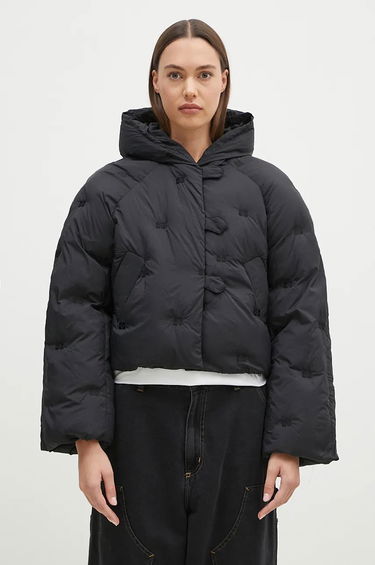 Пухо яке GANNI Short Puffer Jacket Черно | F9546, 0