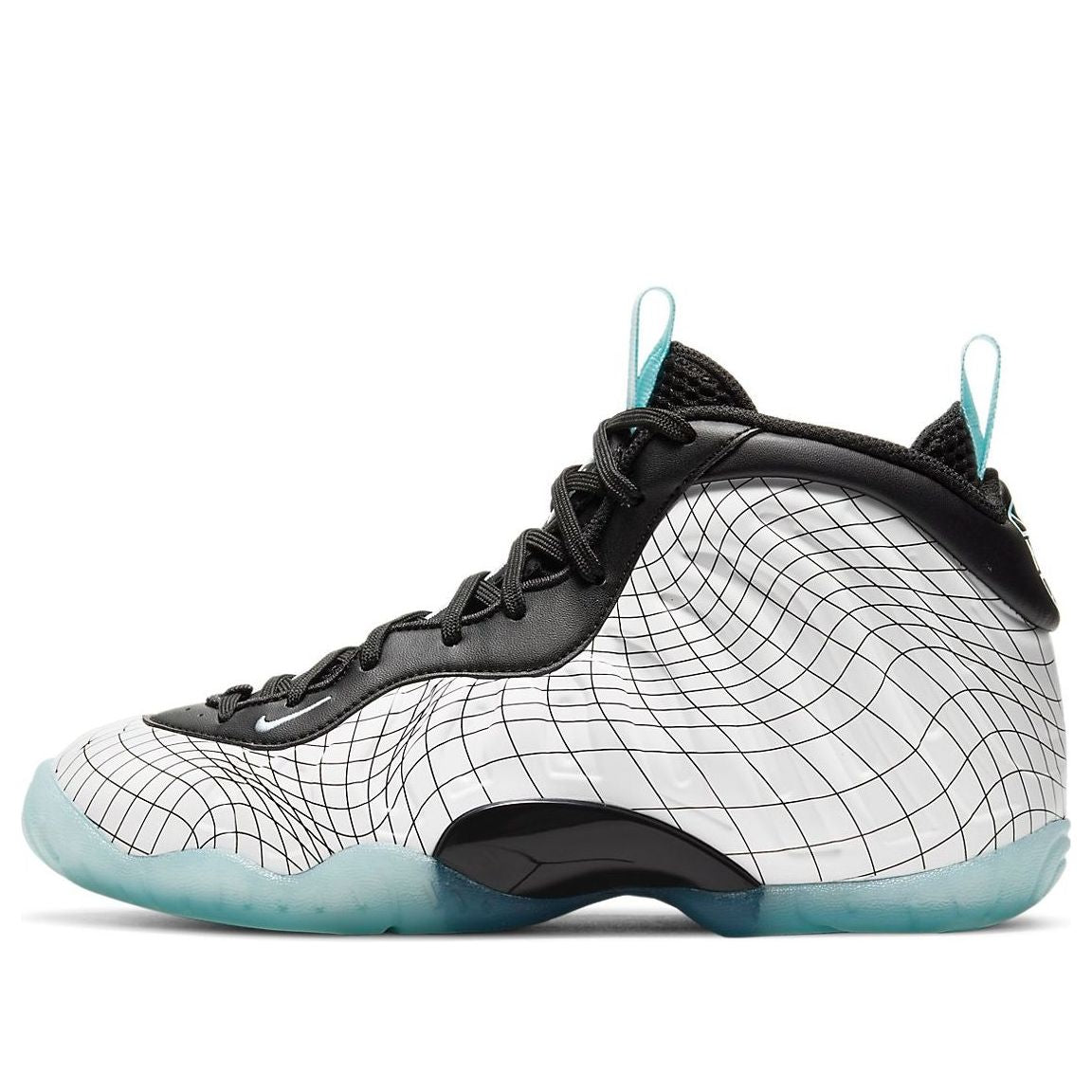Кецове и обувки Nike Little Posite One 'Warped Grid' Бяло | CW1596-005, 0