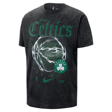 Тениска Nike Boston Celtics Max90 Courtside Halloween Distressed T-Shirt Черно | IF3077-010, 0