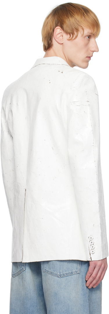 Яке Maison Margiela MM6 Maison Margiela Painted Blazer Бяло | SH2BN0010 M35437, 2