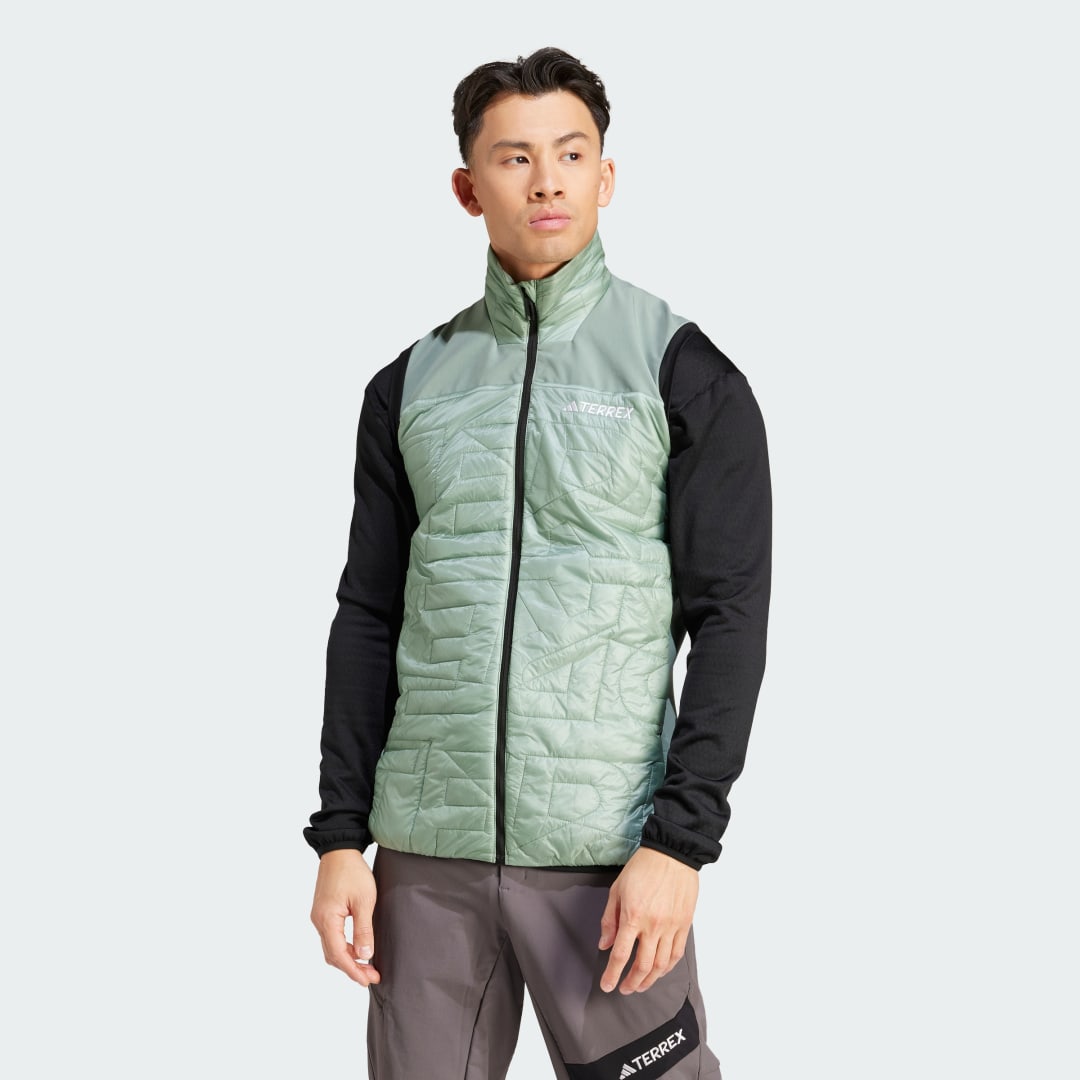 Жилетка adidas Performance Men's Varilite Hybrid Insulated Vest Зелено | IP1478, 1