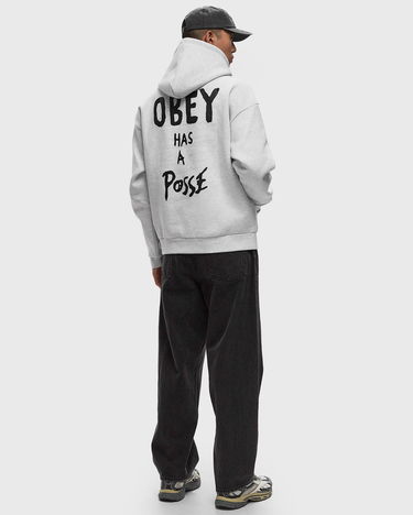 Суитчър OBEY Posse Extra Heavy Hoodie Сиво | 112470231-AGRY, 1