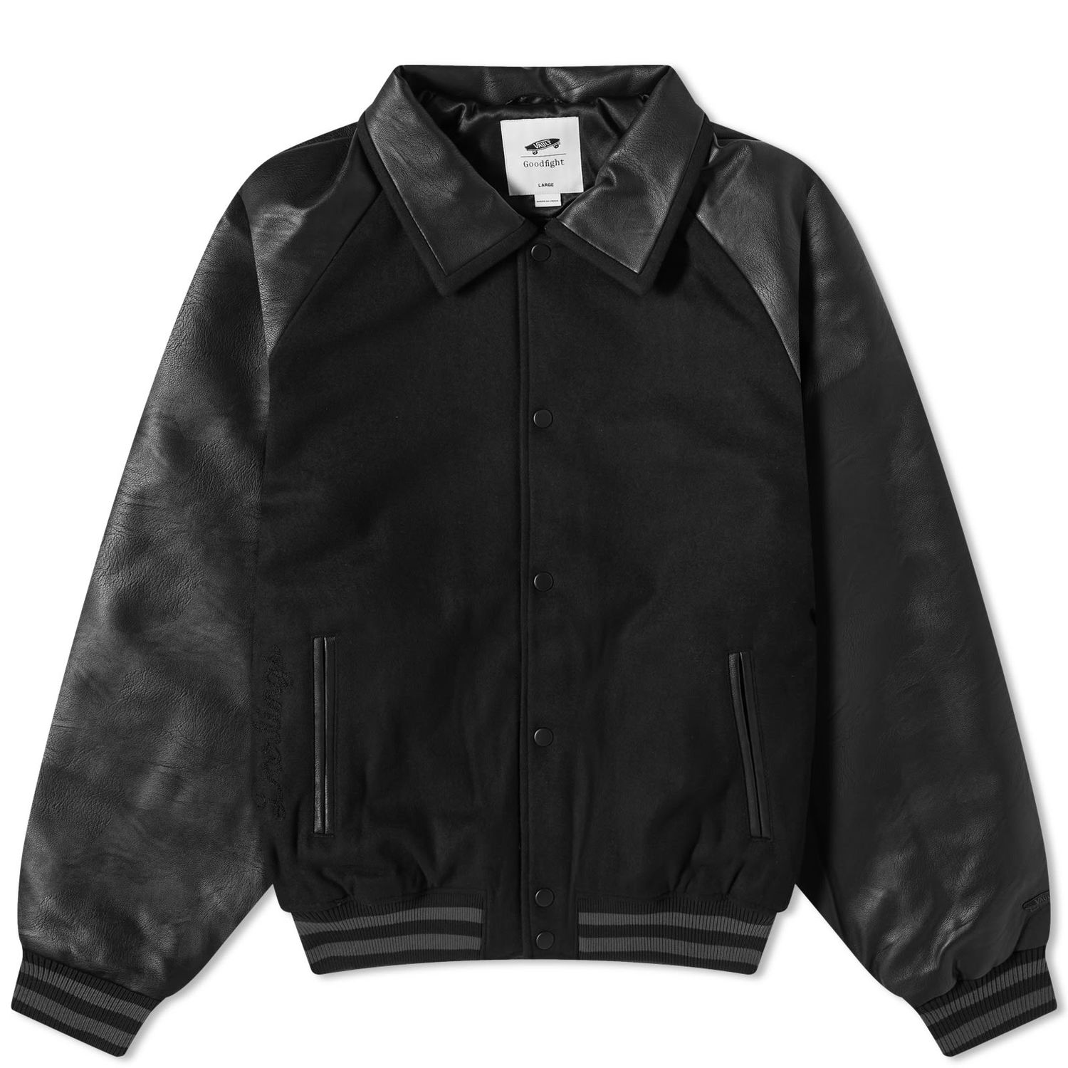 Яке Vans Vault x Goodfight Lettermans Черно | VN0A7SQIBLK1, 0