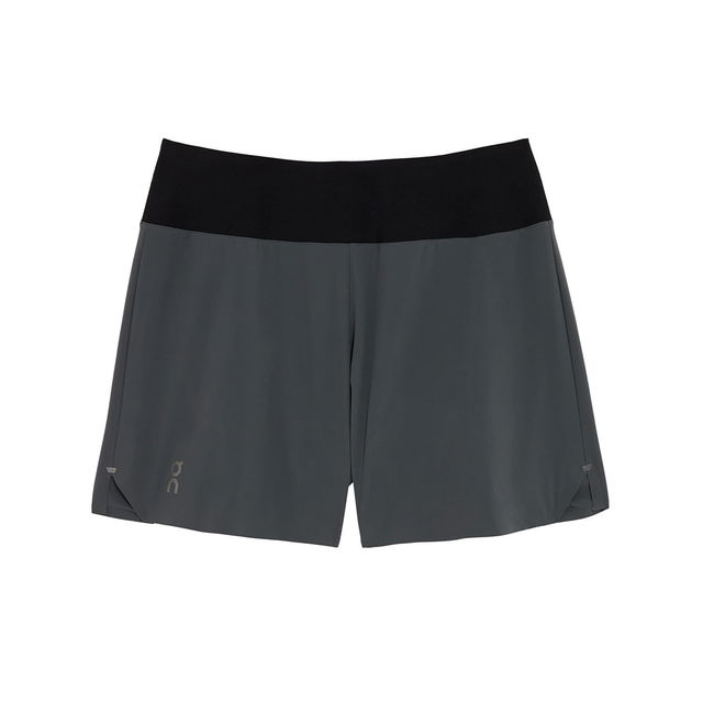 Shorts On 5" Running Shorts Lead/ Black