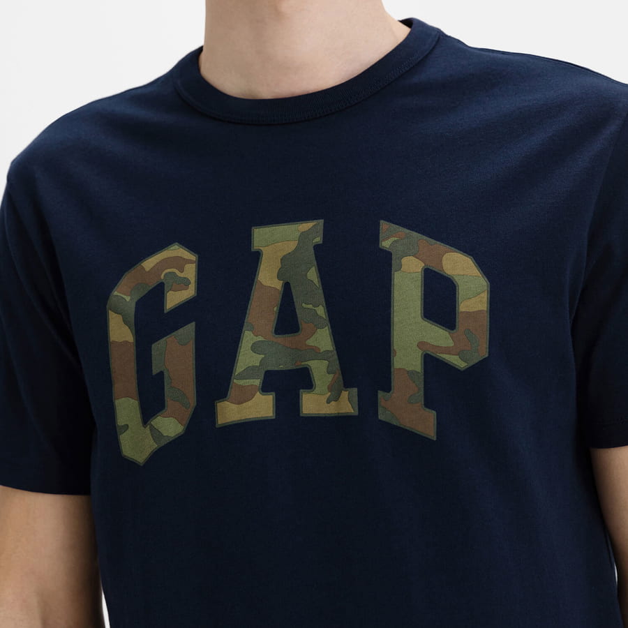Camo Arch Logo Tee, 2