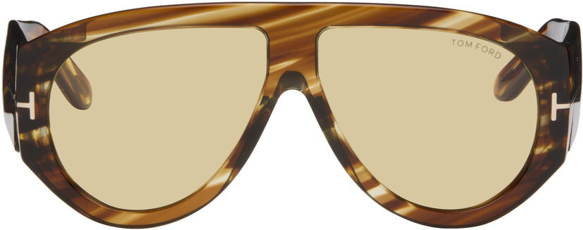Слънчеви очила Tom Ford Bronson Sunglasses Кафяво | FT1044_6056E