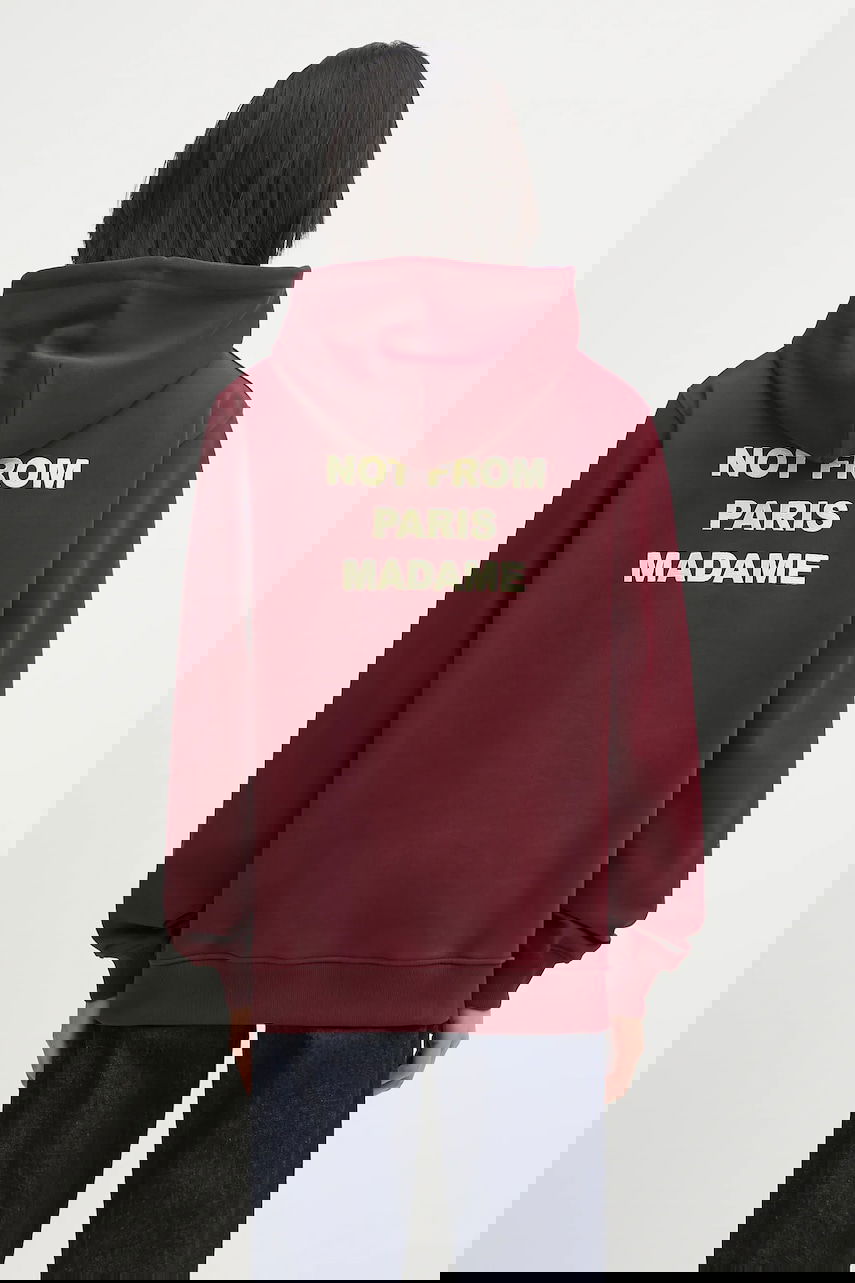 Суитчър Drôle de Monsieur Drôle de Monsieur Le Hoodie Slogan Бургунди | I.HO162.CO127, 0