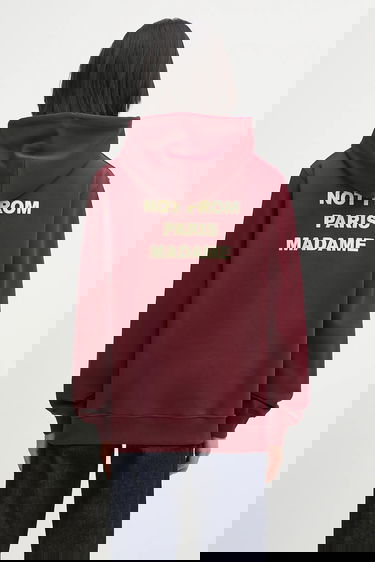 Суитчър Drôle de Monsieur Drôle de Monsieur Le Hoodie Slogan Бургунди | I.HO162.CO127, 0