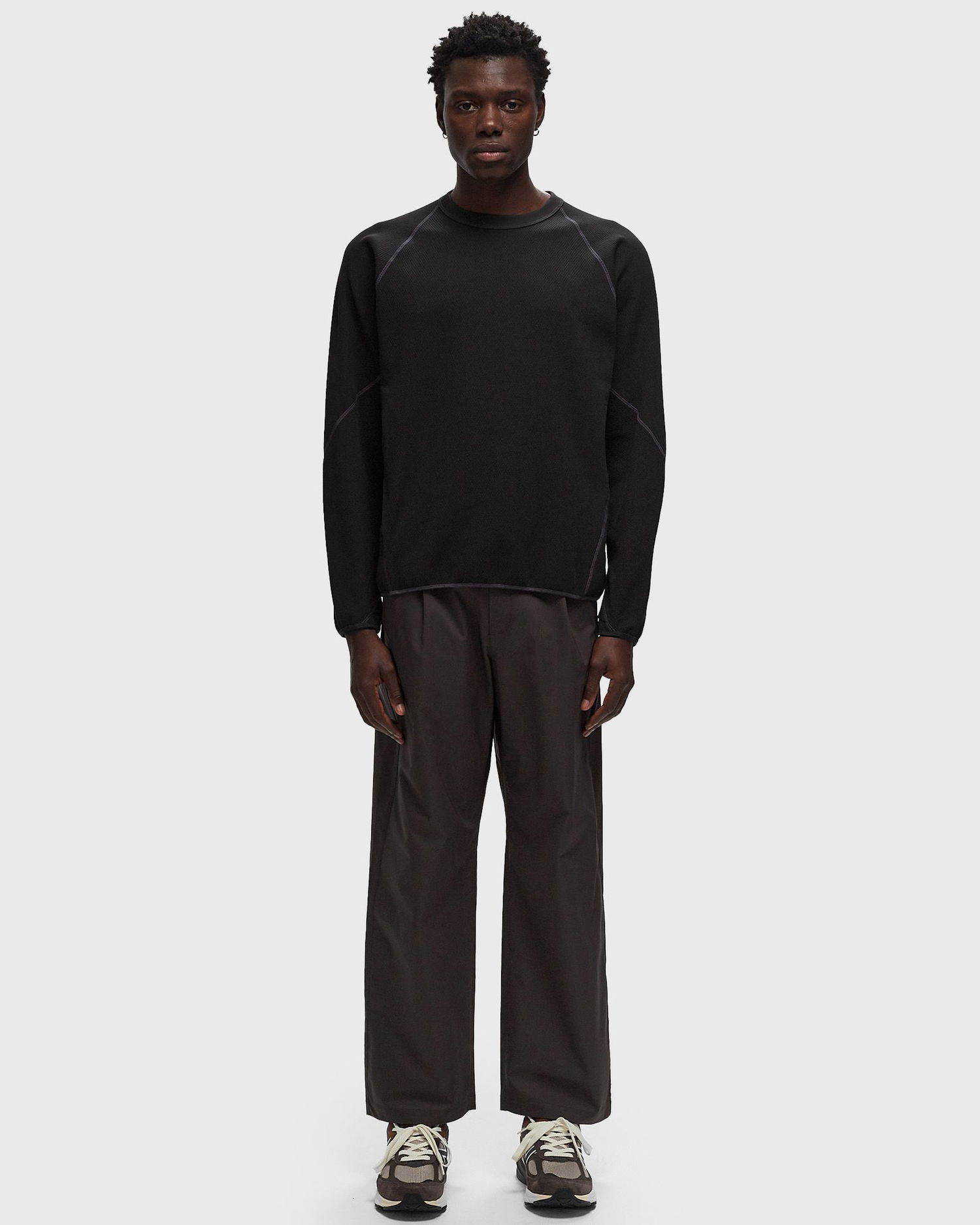 Суитчър Goldwin Waffle Sleeve Top Сиво | GZ44309-BX, 1