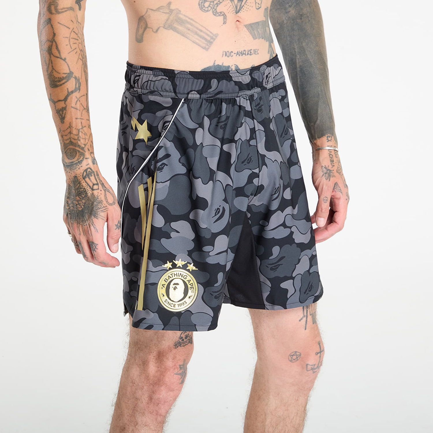 Къси панталони adidas Originals Adidas x Bape FB Shorts Черно | KB2204, 1