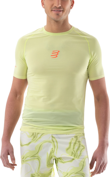 Тениска Compressport Compressport Trail Racing Short Sleeve T-Shirt Жълто | atsm3636-atsm3636040, 0