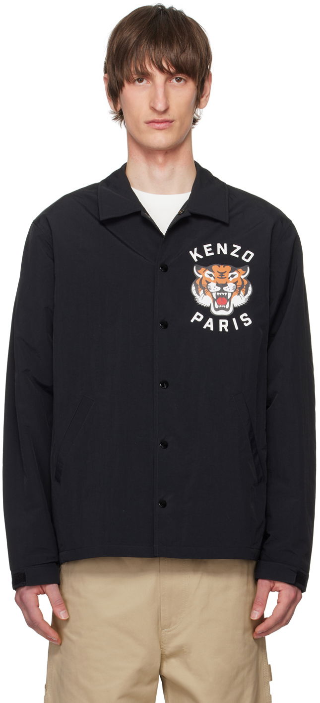 Яке KENZO Paris Lucky Tiger Jacket Черно | FE55BL0629NG