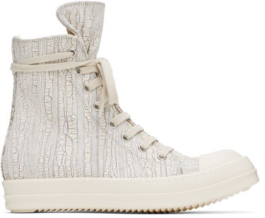Кецове и обувки Rick Owens Rick Owens DRKSHDW Hollywood Megacrust High-Tops Бяло | DS01E3800 SMMC, 0