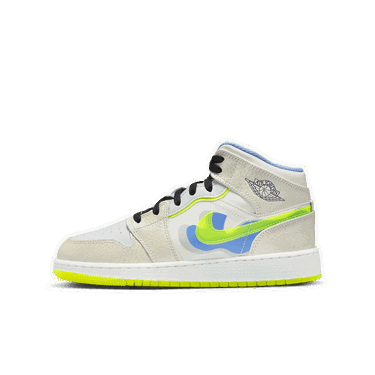 Кецове и обувки Jordan Air 1 Mid SE 'Platinum Tint' (GS) Бяло | DV1314-017, 4