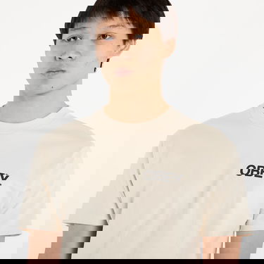 Тениска OBEY Doberman Classic T-Shirt Бежово | 165264249-CRM, 4