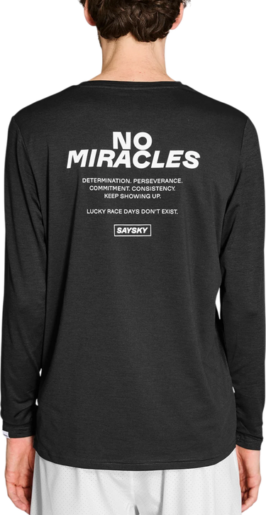 Тениска Saysky Saysky Statement Pace Long Sleeve T-Shirt Черно | nmrls22c-9001, 1
