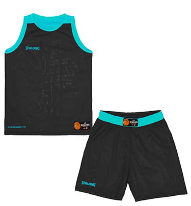 Комплект Spalding Spalding Double Face Basketball Set Тюркоазено | 40221339-blueatollblack, 1