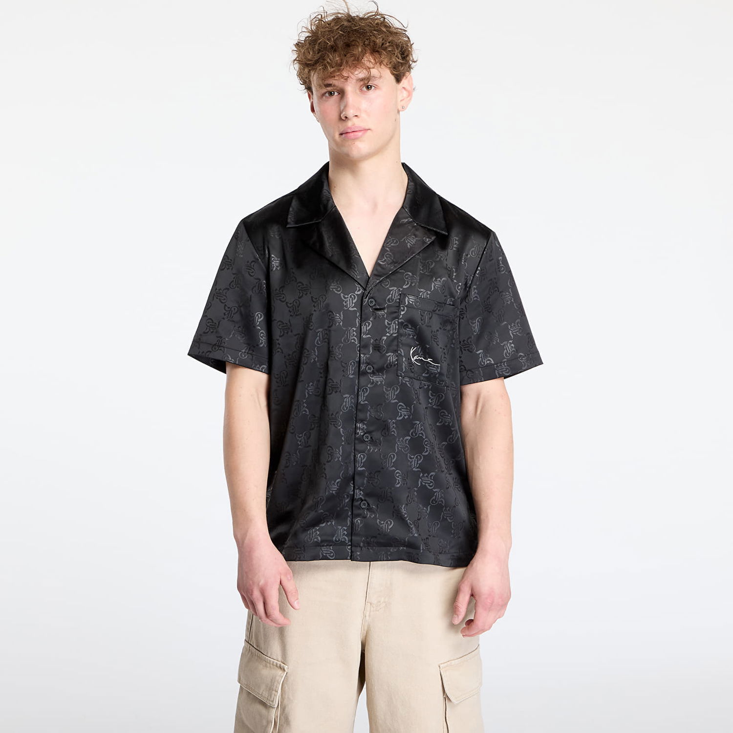 Риза Karl Kani Karl Kani Signature AOP Resort Shirt Черно | PD00005369, 0