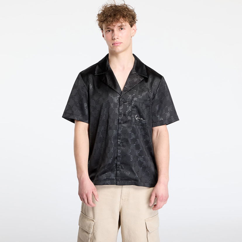 Риза Karl Kani Karl Kani Signature AOP Resort Shirt Черно | PD00005369
