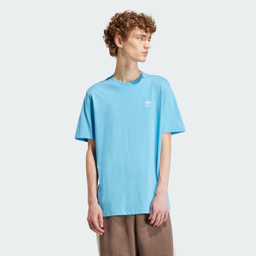 Тениска adidas Performance Trefoil Essentials T-Shirt Синьо | IU2358, 0
