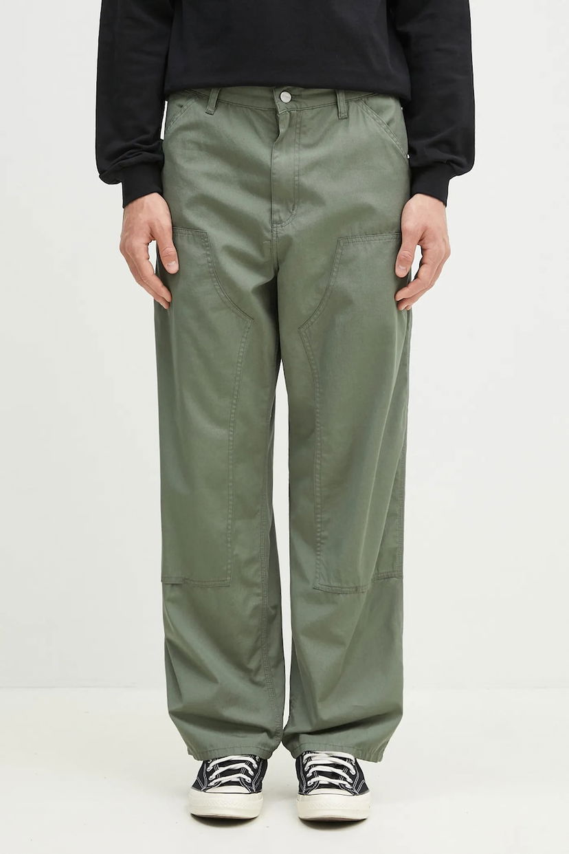 Панталони Carhartt WIP Carhartt WIP Double Knee Workwear Pants Зелено | I034795.1YF02