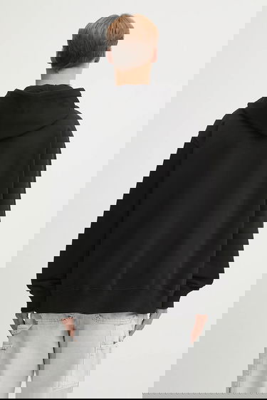 Суитчър Maison Margiela MM6 Maison Margiela Logo Print Hoodie Черно | SH0GU0035.M25025.900, 2