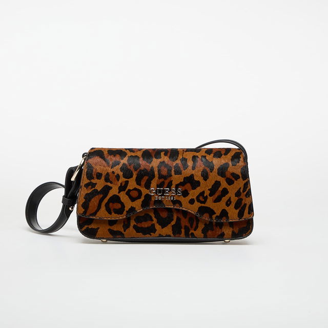 Domitilla Flap Shoulder Bag Leopard Print