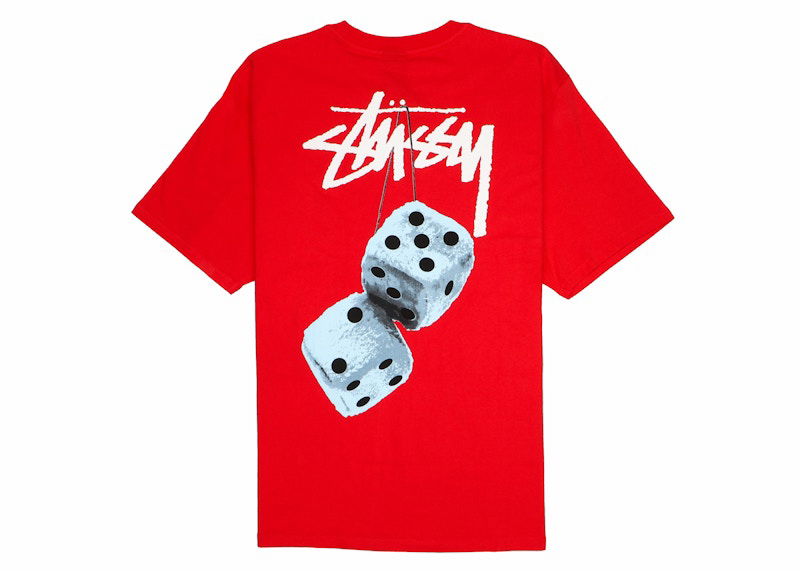 Тениска Stüssy Stussy Dice Graphic T-Shirt Червено | 1904765-RED