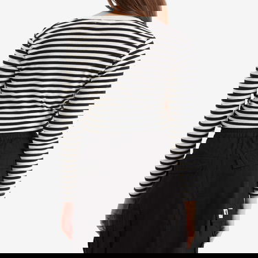 Тениска BEAMS Beams Boy Long Sleeve Stripe T-Shirt Черно | 13140060654-18, 3