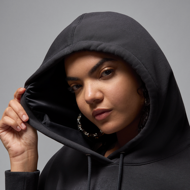 Суитчър Jordan Jordan Flight Fleece Cropped Hoodie Черно | HJ0145-045, 2
