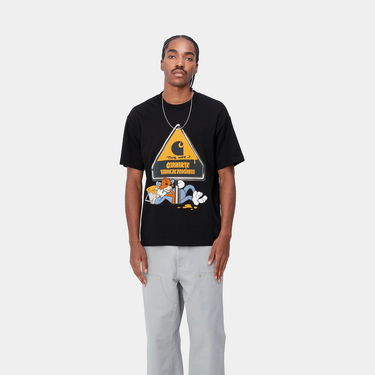 Тениска Carhartt WIP Deadkebab Workin On It T-Shirt Черно | I032403_89_XX, 1