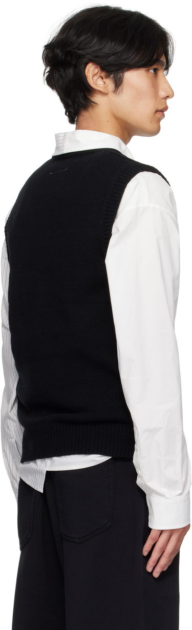 Жилетка Maison Margiela MM6 Maison Margiela Taped Knit Vest Черно | SH2FB0022 M13167, 2