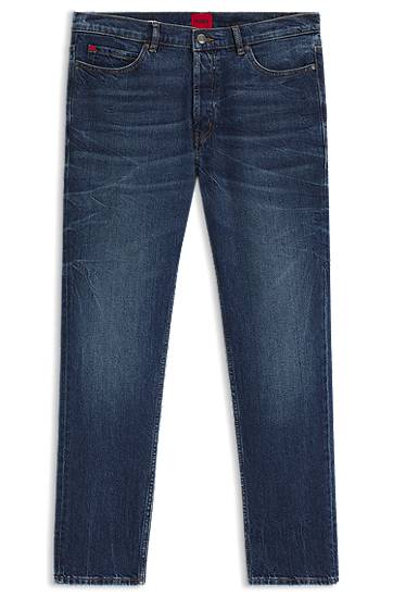 Дънки BOSS Tapered-Fit Stretch Denim Jeans Синьо | 50542679, 0