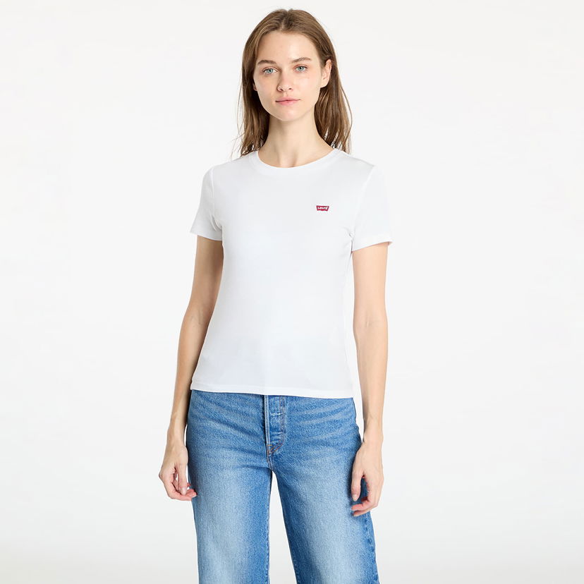 Тениска Levi's Essential Housemark Tee White Бяло | 000KK-0000