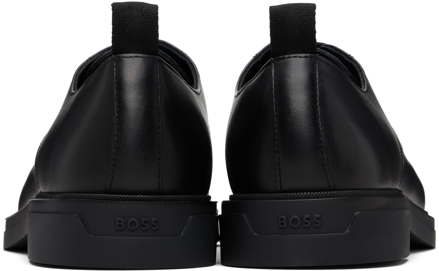 Кецове и обувки BOSS BOSS Leather Derbys Черно | 50552540, 1